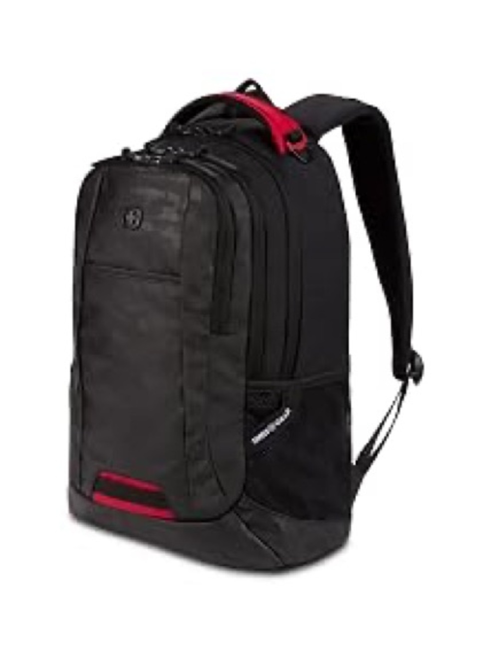 SWISSGEAR Cecil Laptop Backpack 27.3L, Fits 16-Inch Laptops, Black - Picture 2 of 12